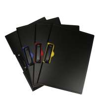 Office supplies A4 plastic double folder cross double folder student paper folder