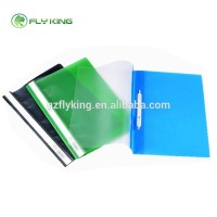 Office Document File Holder A4 PP Clear Plastic Report File Cover Folder With Fastener