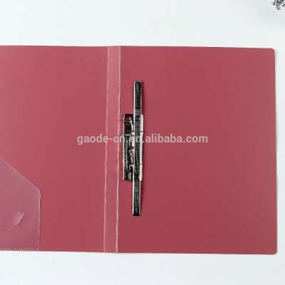 Plastic pressboard classification menu file folder