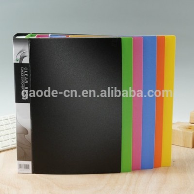 Office A4 PP Fancy plastic File folder Display book Clear Book 20 clear pockets