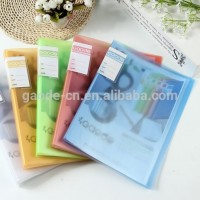 Schools stationery A4 document folder transparent plastic folders