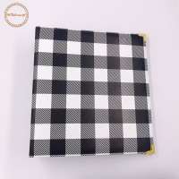 Factory Wholesale 6-Ring Presentation Binder Custom office stationery A4 black PU folder